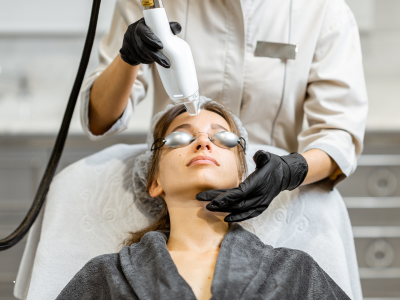 Imagem do procedimento de Botox