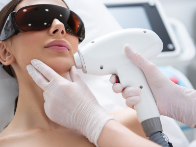 Imagem do procedimento de Botox