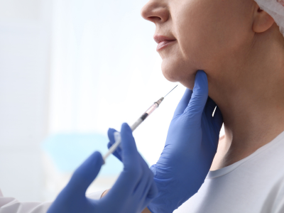 Imagem do procedimento de Botox