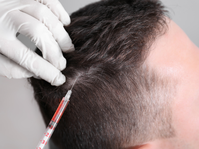 Imagem do procedimento de Botox